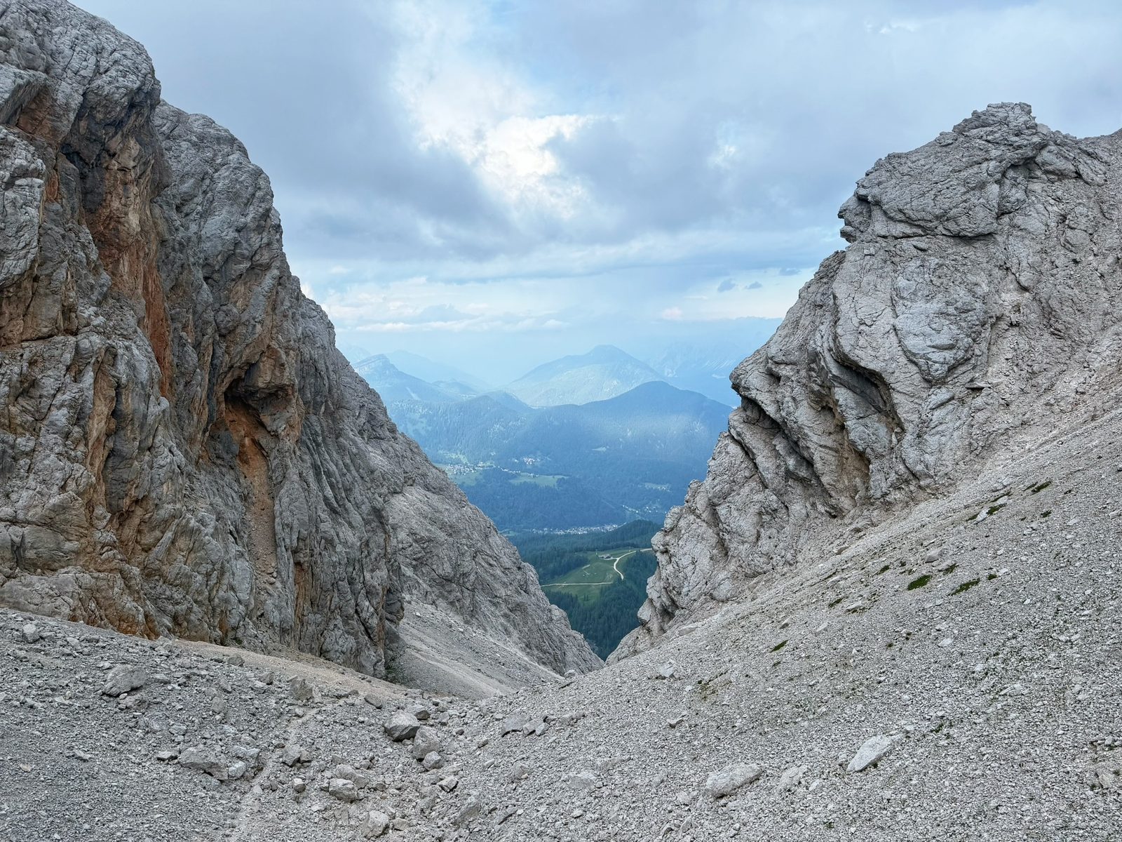Durch die Rinne