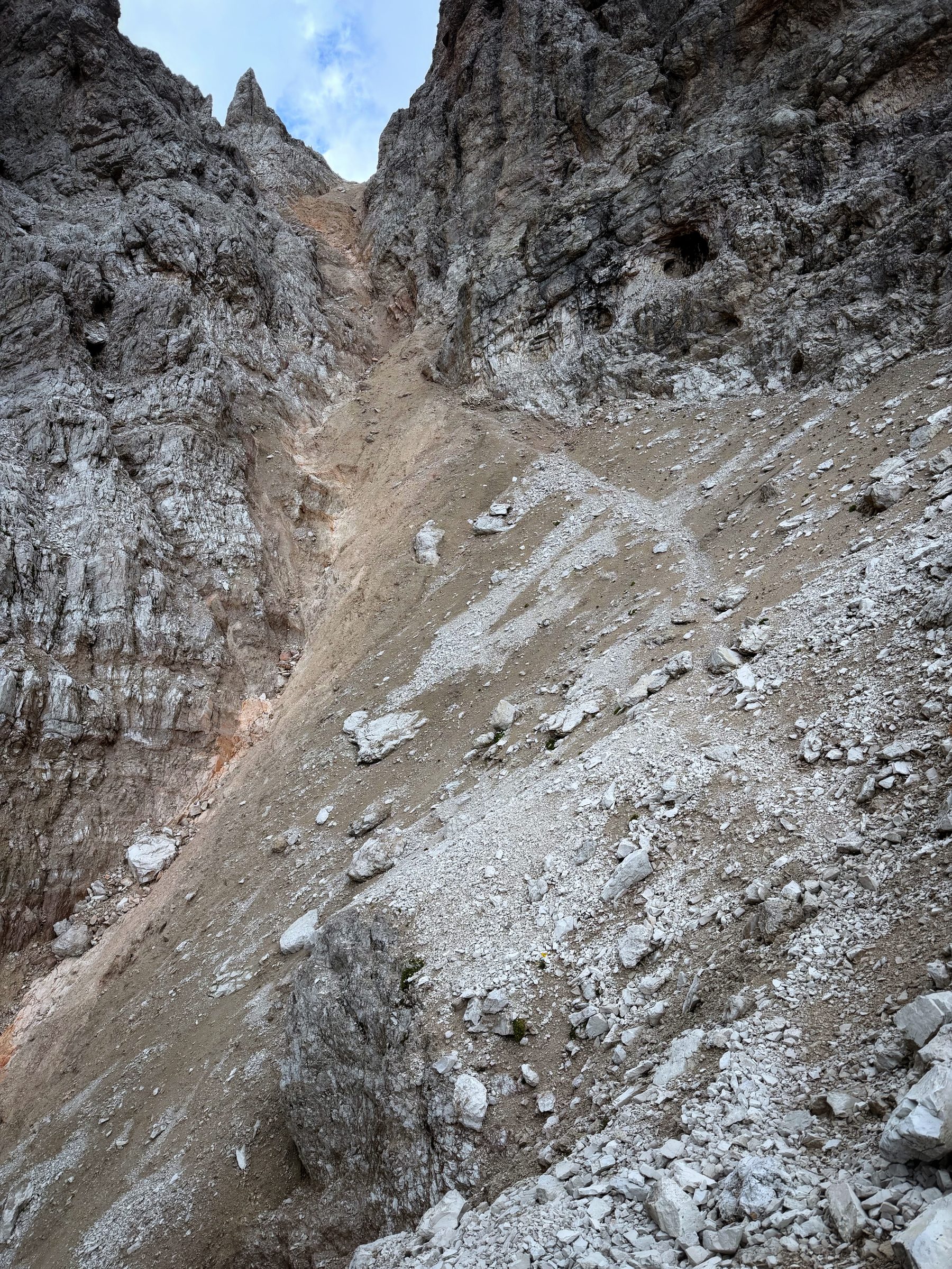 Der rote Fleck im Couloir
