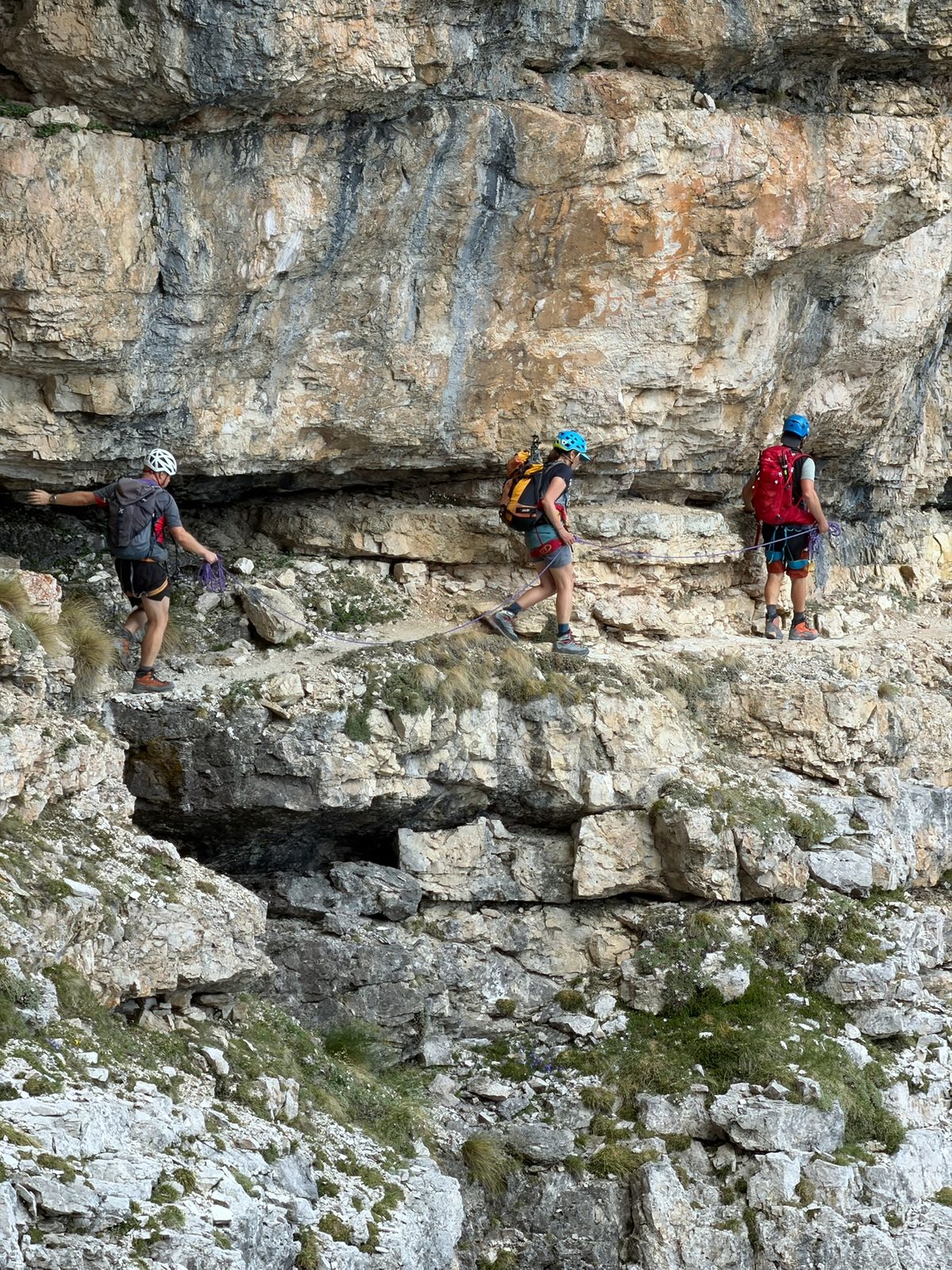 Eine Seilschaft, ein Risiko